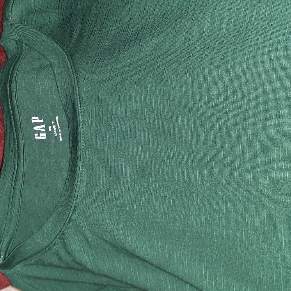 GAP XS LUXE T Shirt Womens Green Color very soft almost like silk NEW WITH OUT T